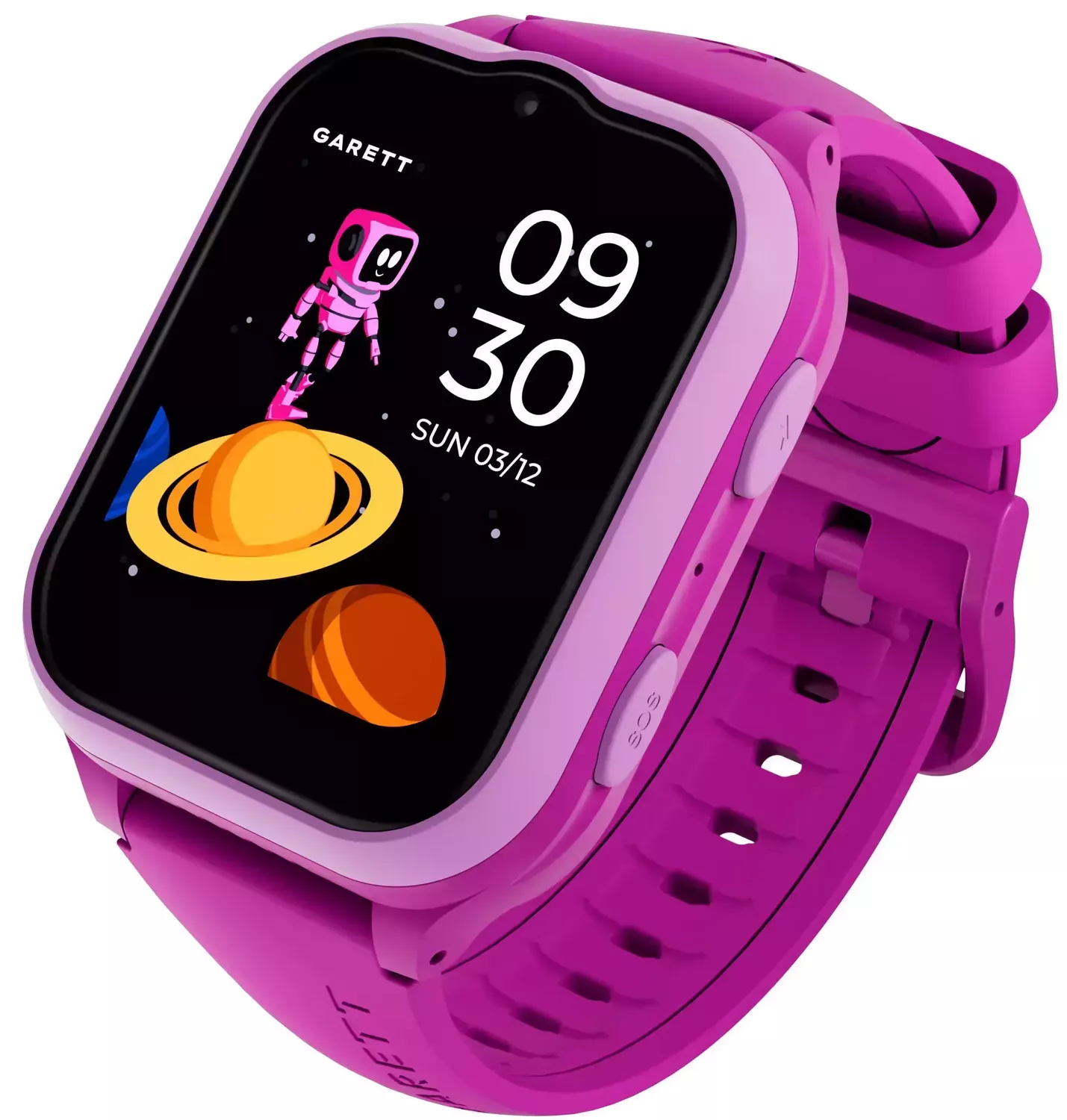 Smartwatch dziecięcy Garett Kids eSIM 4G różowy.  Smartwatch dla dziewczynki, chłopca z whatsapp. Zegarek z GPS dla dziecka. Smartwatch dla dziecka na prezent.5.webp